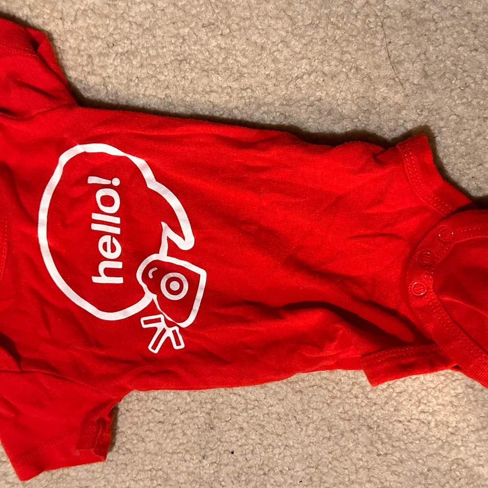 Valentine Baby Clothes Lot 0–3M | Onesies + Red Pants - Picture 3 of 5